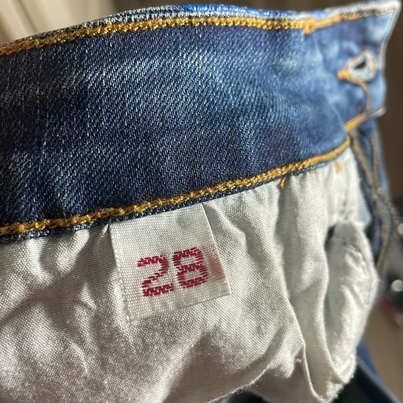 Filthy Wealth Signature Colorful Camo Denim Jeans Size 28 Streetwear - Picture 5 of 6